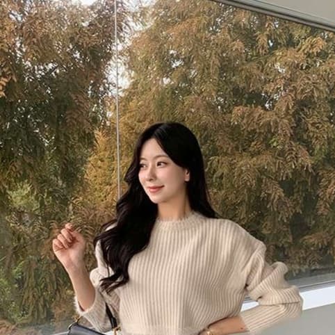 ミニワンピース リブ編みセットアップニットワンピース