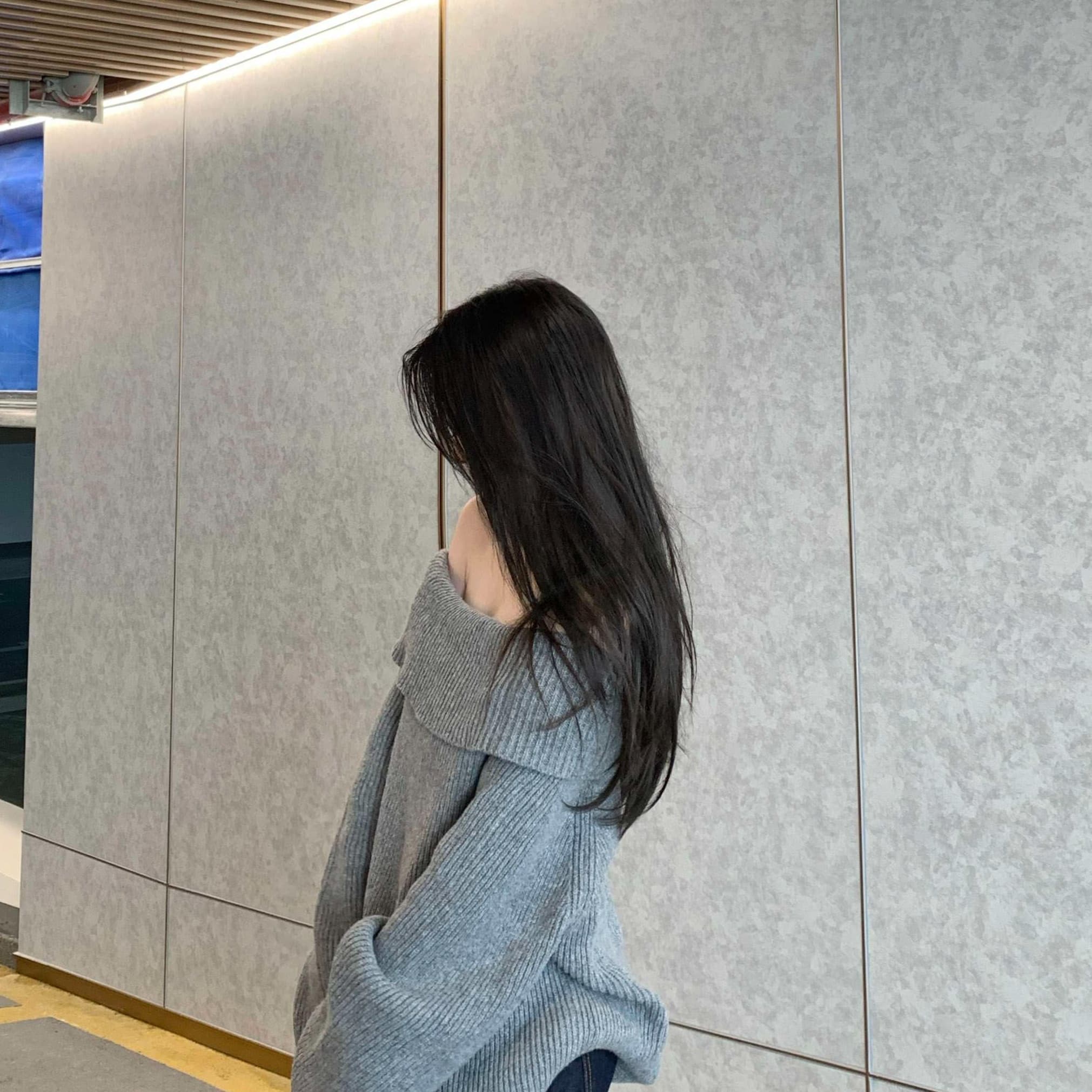 ミニワンピース オフショルダー ニットミニ丈セーター 秋冬