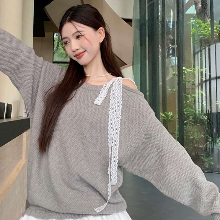 ミニワンピース レース装飾 ミニスカワンピ 