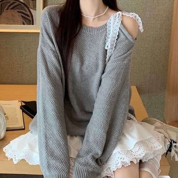 ミニワンピース レース装飾 ミニスカワンピ 