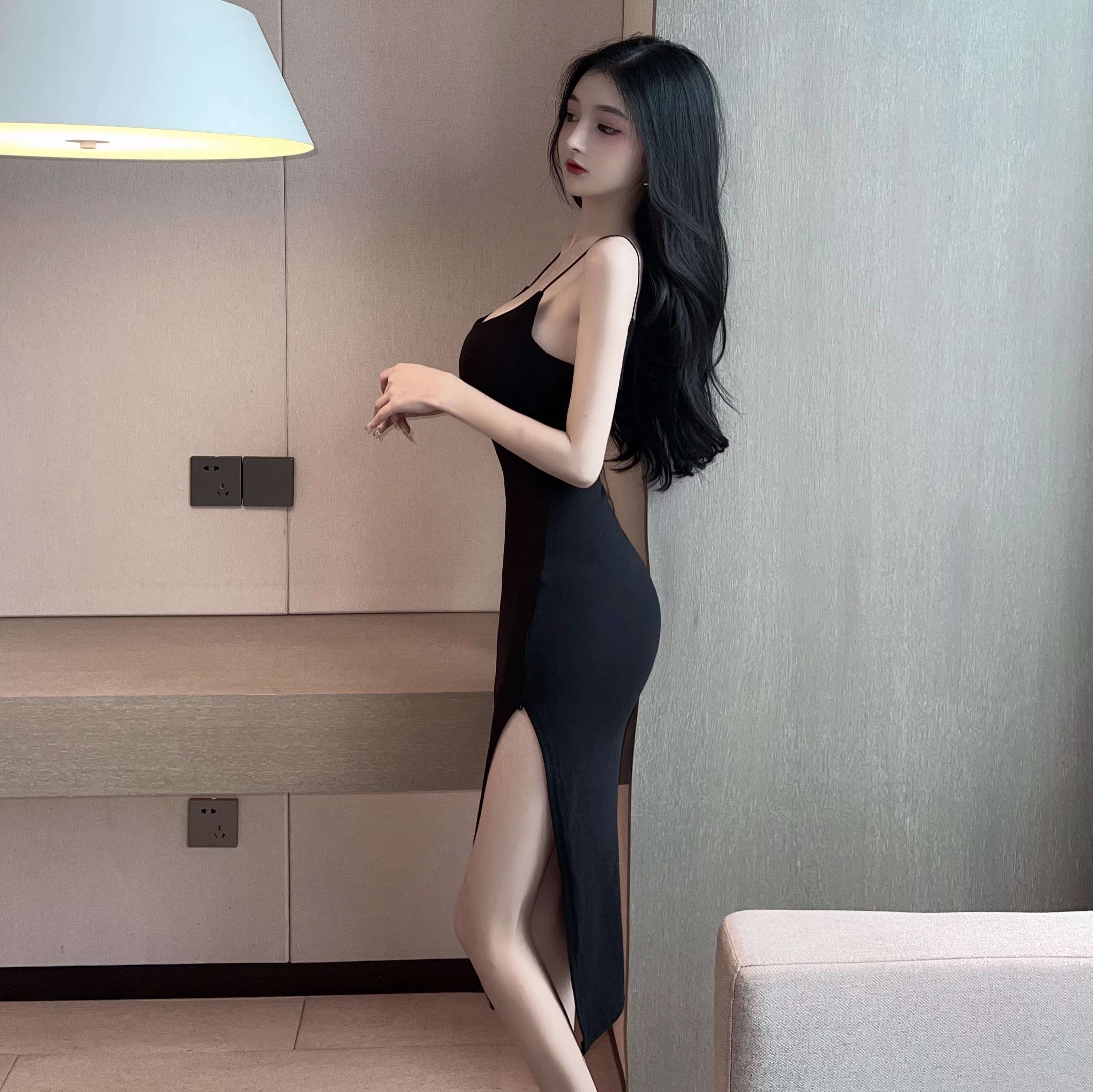 【非表示】ミニワンピース セクシーミニキャミワンピース