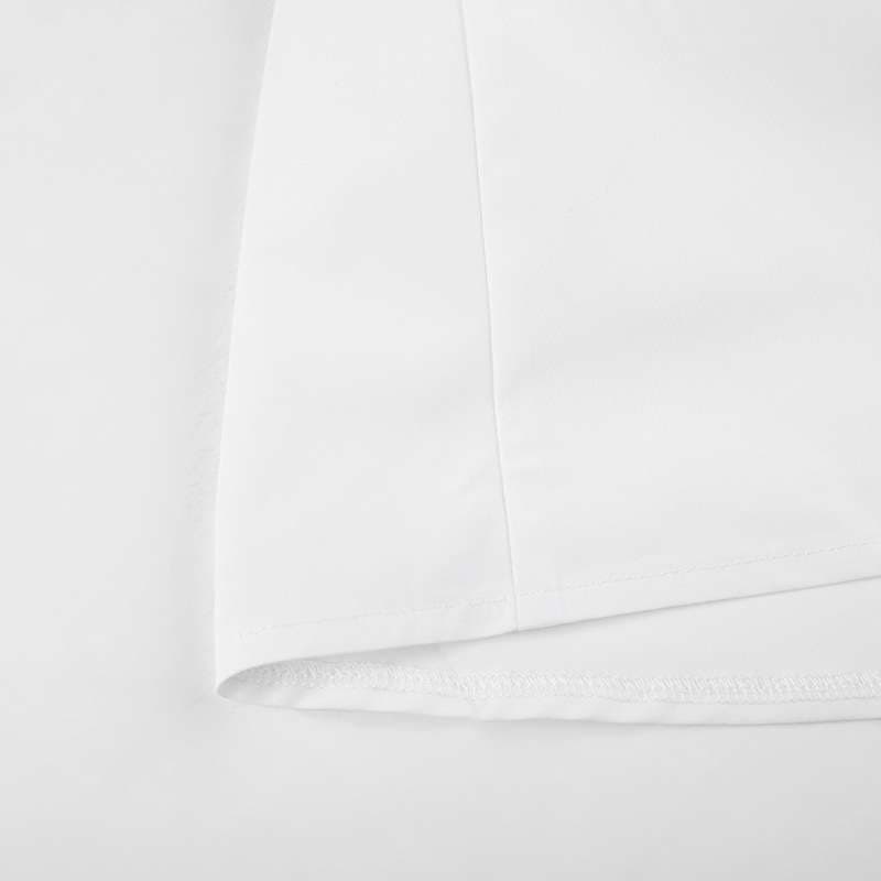 ミニワンピース クラシックプリーツシャツ