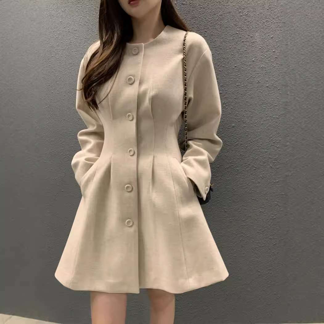 【秋冬用】ふんわり フレアミニワンピース 大人 上品 きれいめ ドレスコート