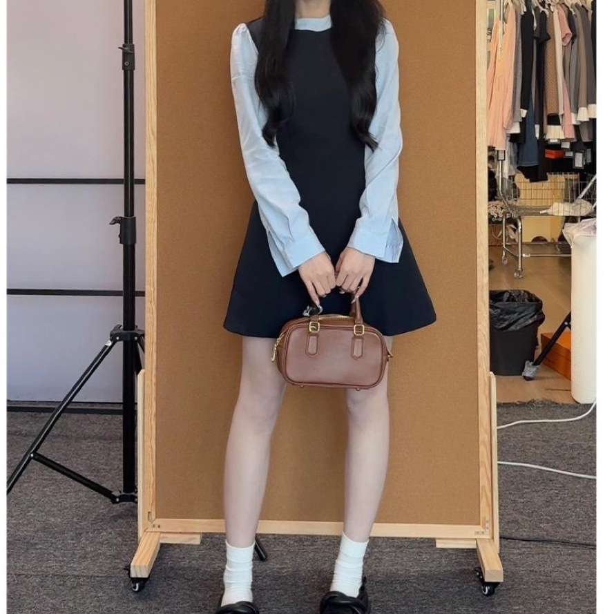 バックリボンミニキャミワンピース