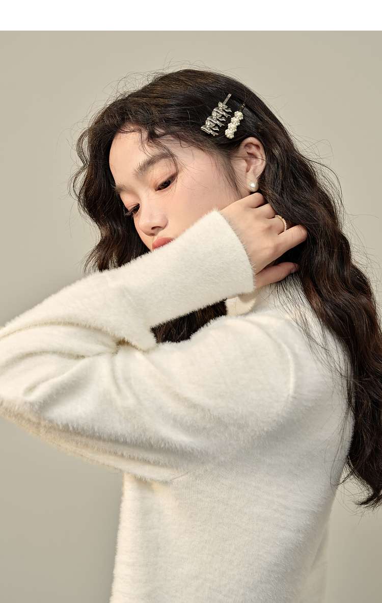 ミニワンピース プリーツミニニットワンピース