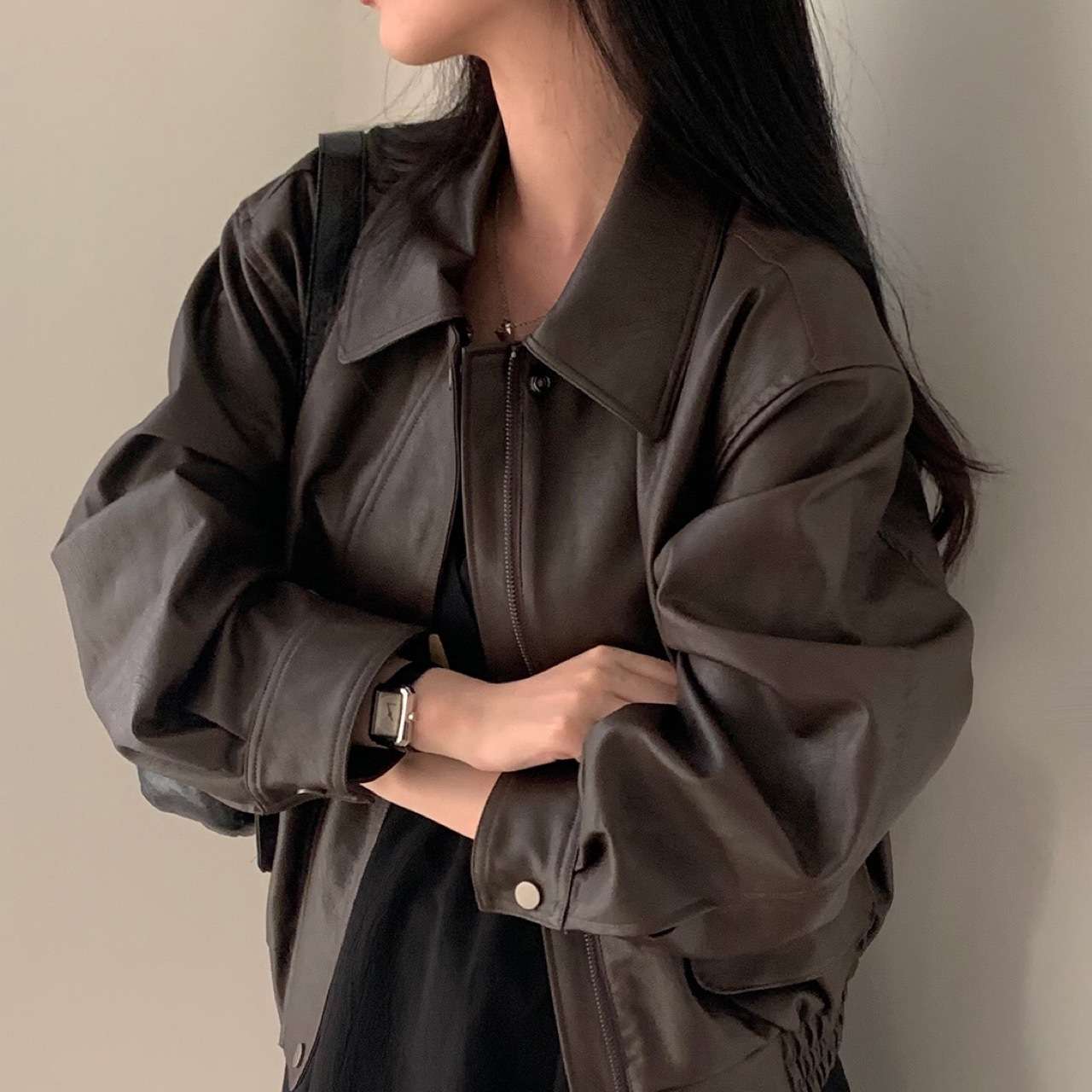 シンプルプリーツキャミミニワンピース