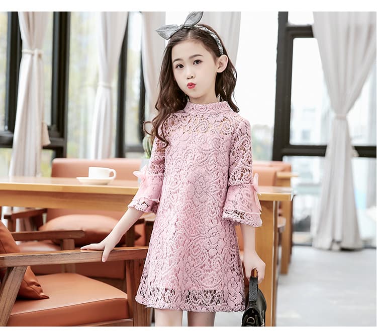 【親子ペアルック】花柄フレアミニワンピース