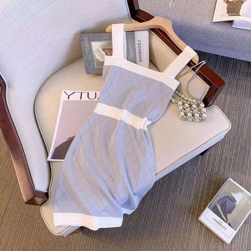 バイカラーデザイン ウエストマーク タイトミニワンピース