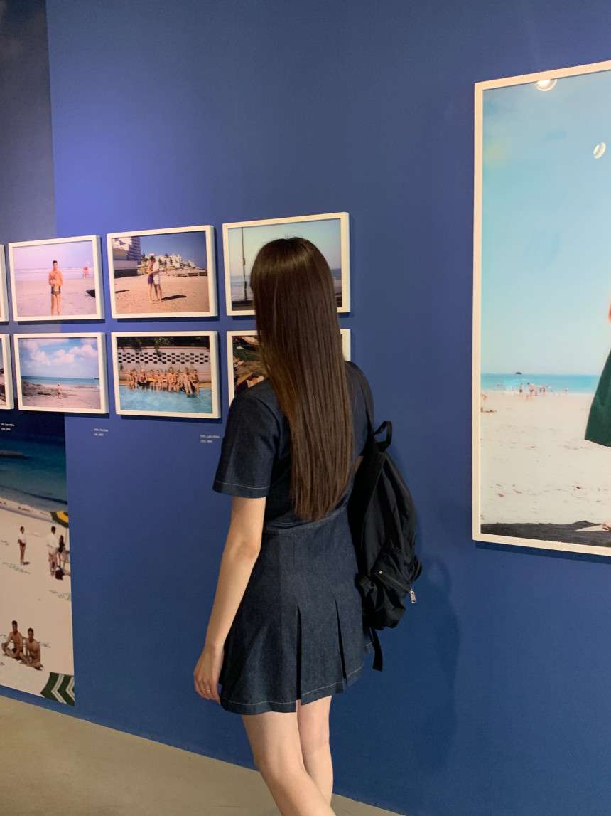 ドッキング 半袖デニムワンピース