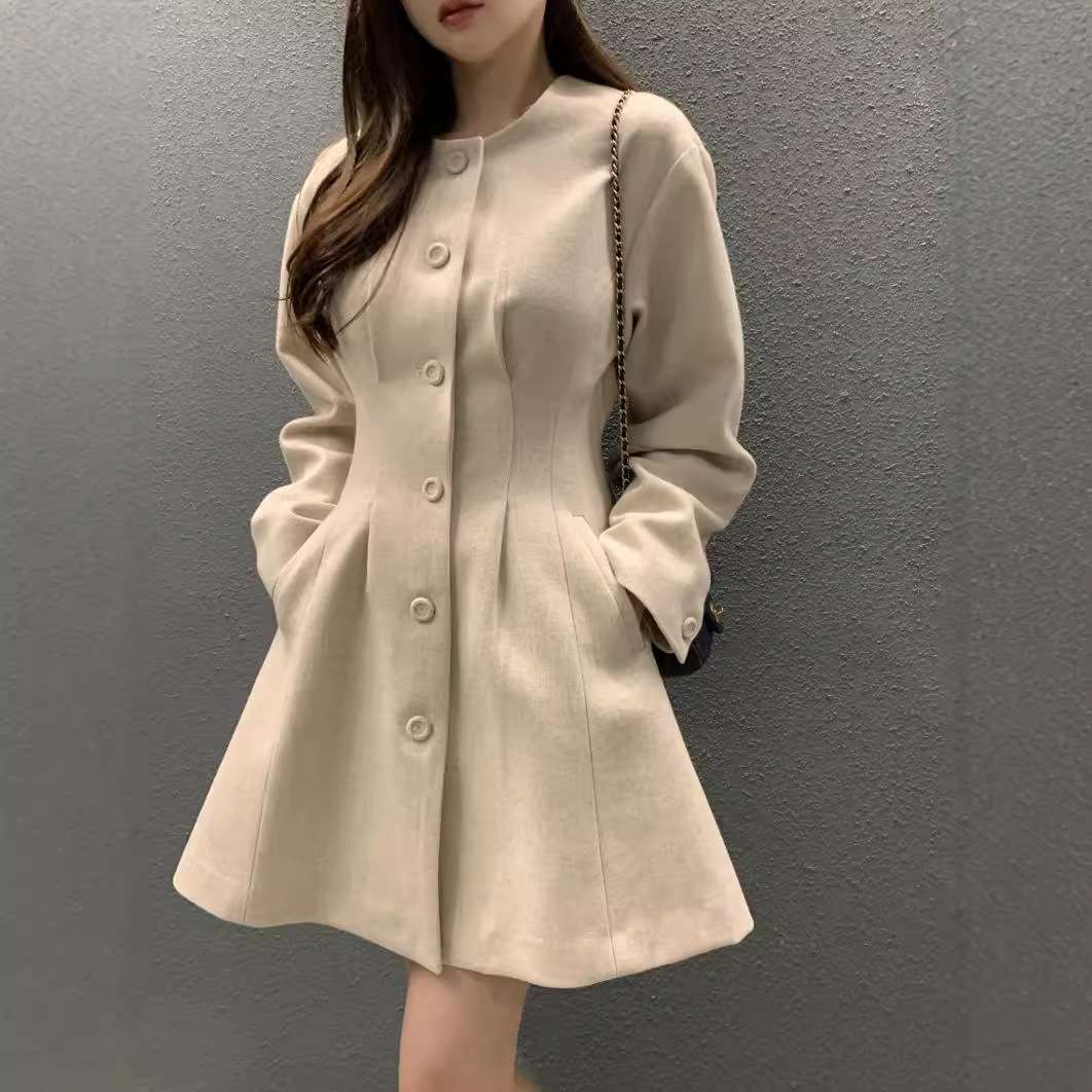 【秋冬用】ふんわり フレアミニワンピース 大人 上品 きれいめ ドレスコート