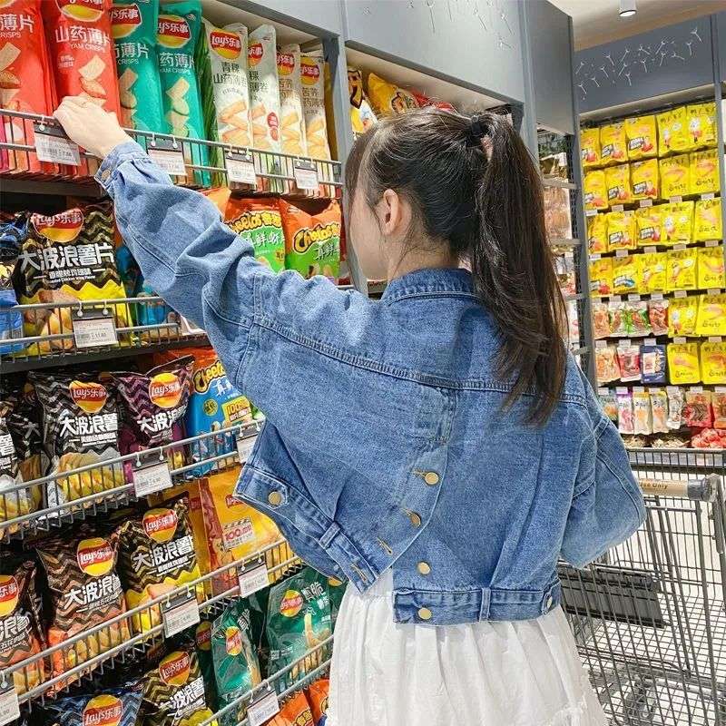 ミニワンピース クラシカルデニムワンピース