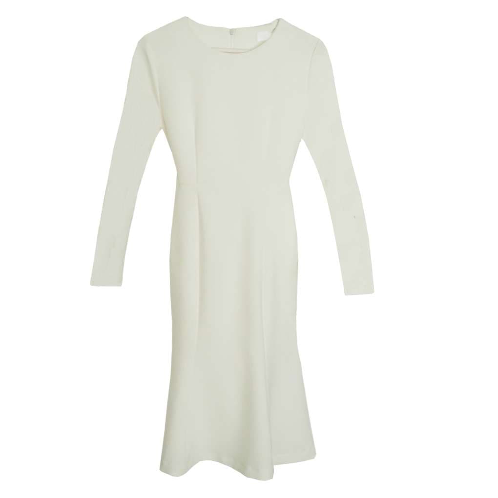 ミニワンピース マーメイドシルエットのフレアワンピース