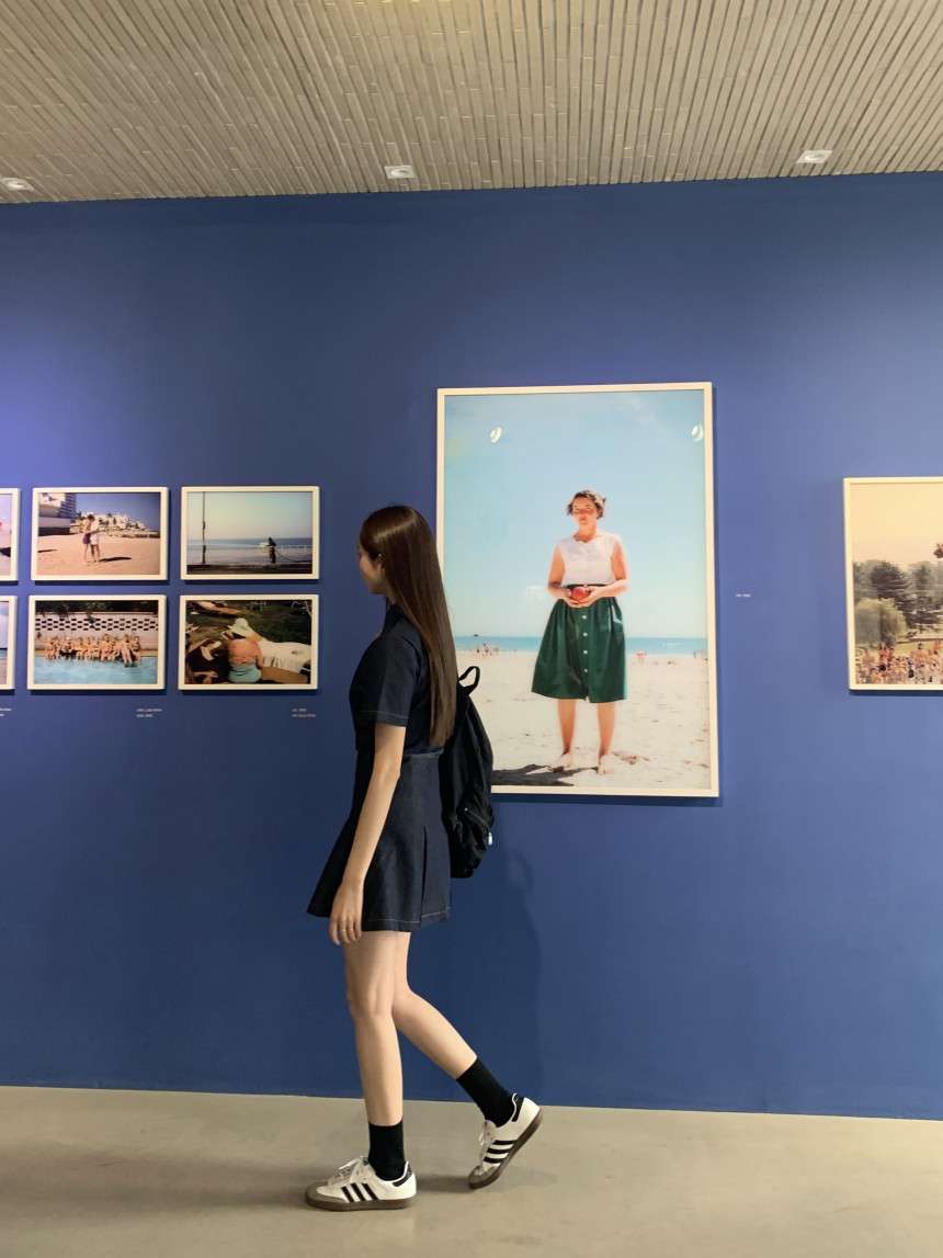 ドッキング 半袖デニムワンピース