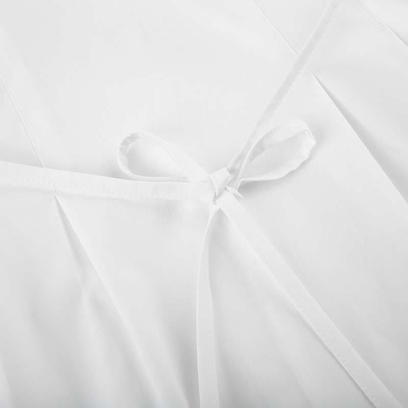 ミニワンピース クラシックプリーツシャツ