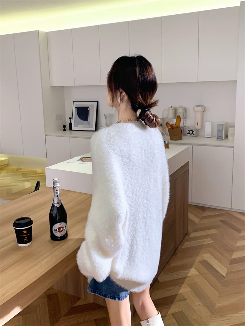 レース マタニティ用 ニットミニワンピース