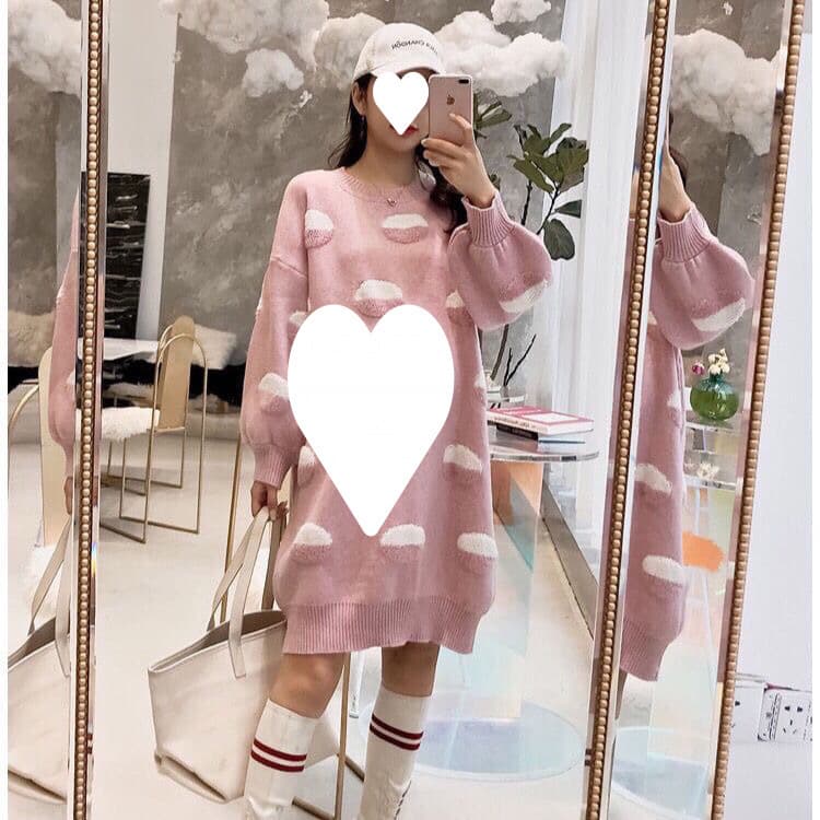 レース マタニティ用 ニットミニワンピース
